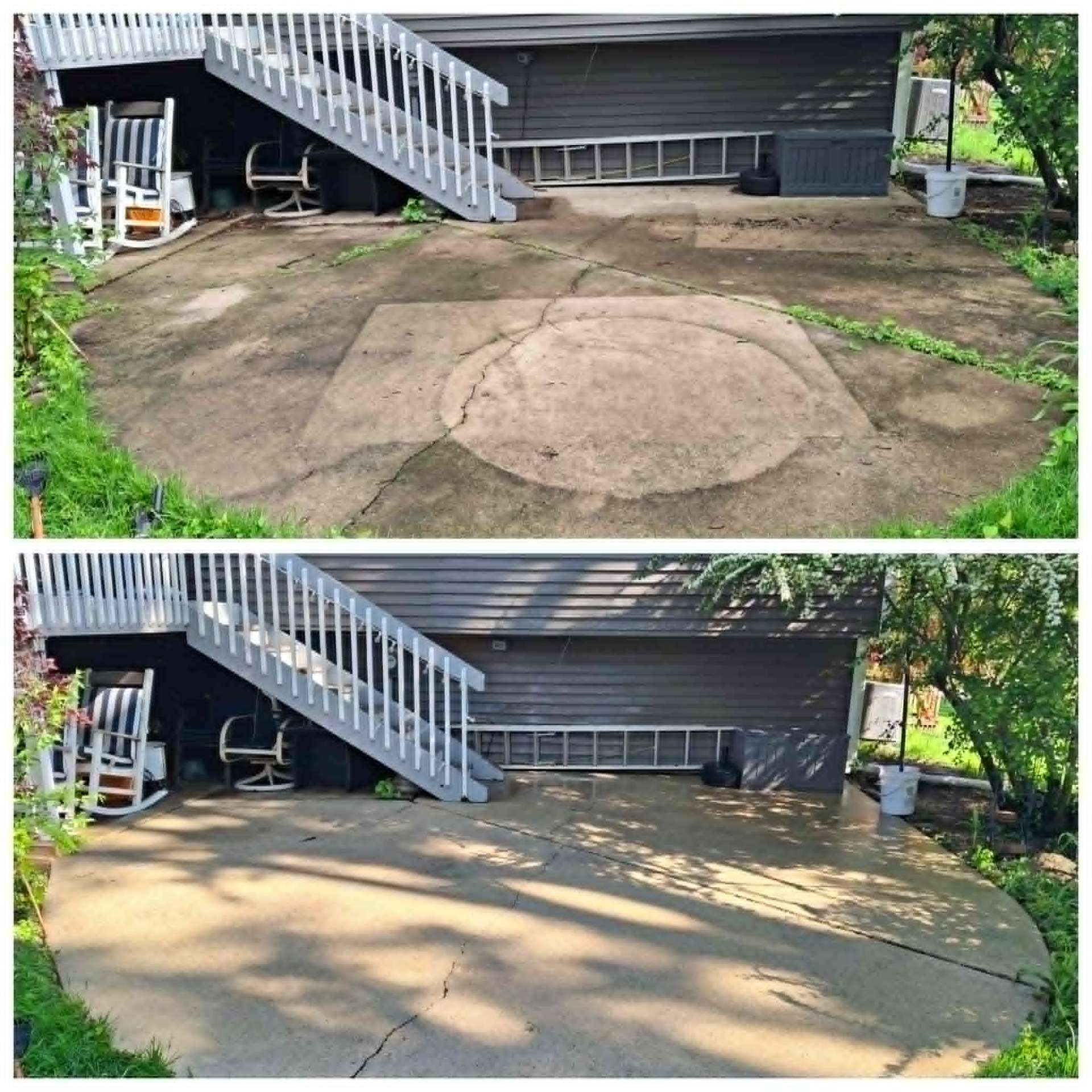Patio Pressure Washing