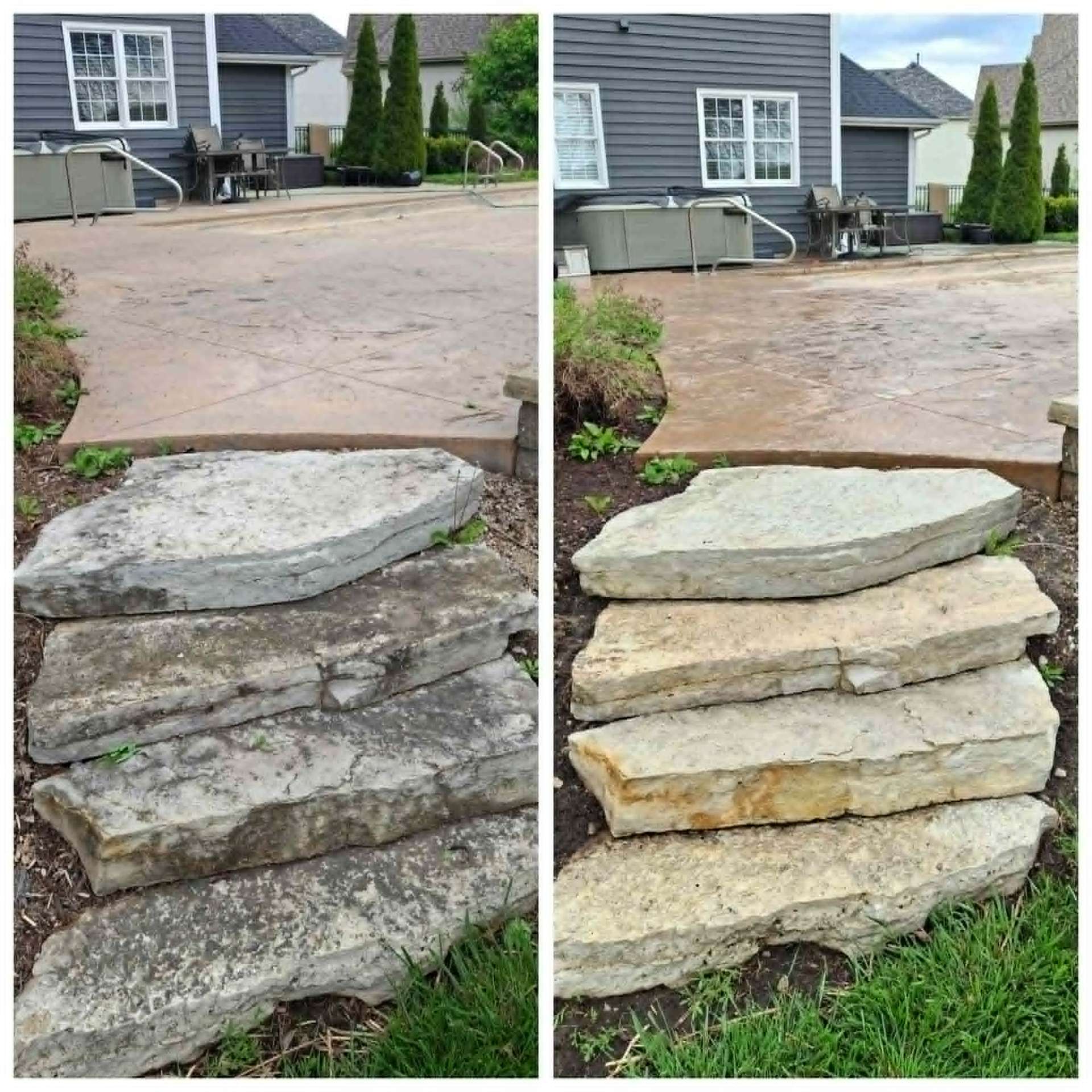 Driveway Pressure Washing